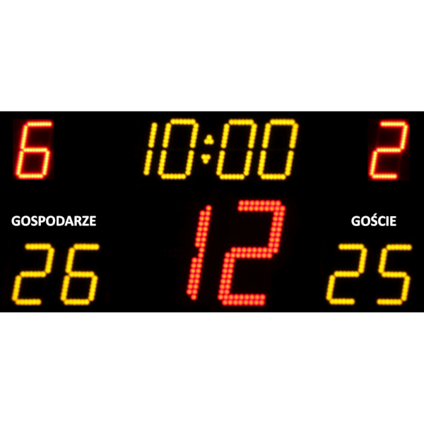 ESK33BP portable scoreboard for 3x3 basketball