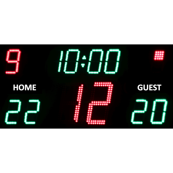 ESK33BP-4000 portable scoreboard for 3x3 basketball